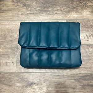 Fawn Design Teal Clutch Bag NWT